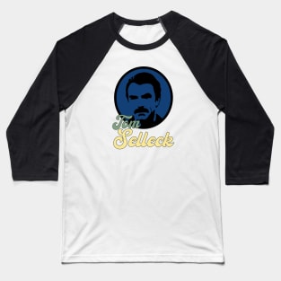 Tom Selleck Blue Model Baseball T-Shirt